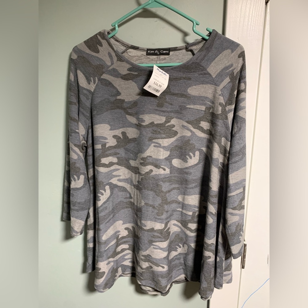 NWT Camo tunic